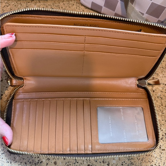 Michael Kors Brown and Gold Wallets with Signature Design - Picture 7 of 7